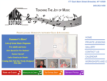 Tablet Screenshot of musiccottage.com